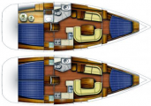 Pôdorys - SUN ODYSSEY 39i