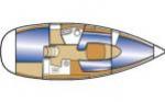 Pôdorys - SUN ODYSSEY 32