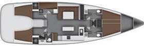 Pôdorys - BAVARIA 55 CRUISER