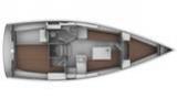 Pôdorys - BAVARIA 32 CRUISER