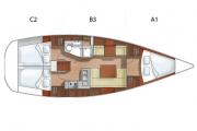 Pôdorys - HANSE 370