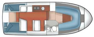 Pôdorys - MAREX 280 HOLIDAY