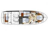 Pôdorys - JEANNEAU PRESTIGE 46