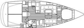 Pôdorys - BAVARIA 40 VISION