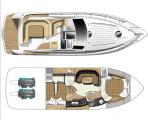 Pôdorys - FAIRLINE TARGA 38