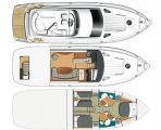 Pôdorys - FAIRLINE PHANTOM 50