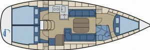 Pôdorys - BAVARIA 38