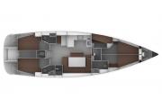 Pôdorys - BAVARIA 50 CRUISER