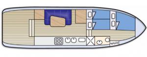 Pôdorys - FAIRWAY 36 CRUISER