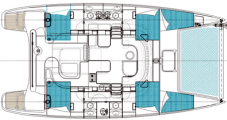 Pôdorys - NAUTITECH 44