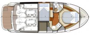 Pôdorys - JEANNEAU PRESTIGE 32