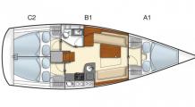 Pôdorys - HANSE 355
