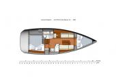 Pôdorys - SUN ODYSSEY 33i