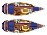 Pôdorys - SUN ODYSSEY 45