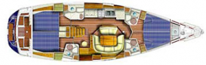 Pôdorys - SUN ODYSSEY 49