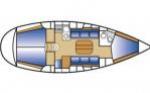 Pôdorys - BAVARIA 34